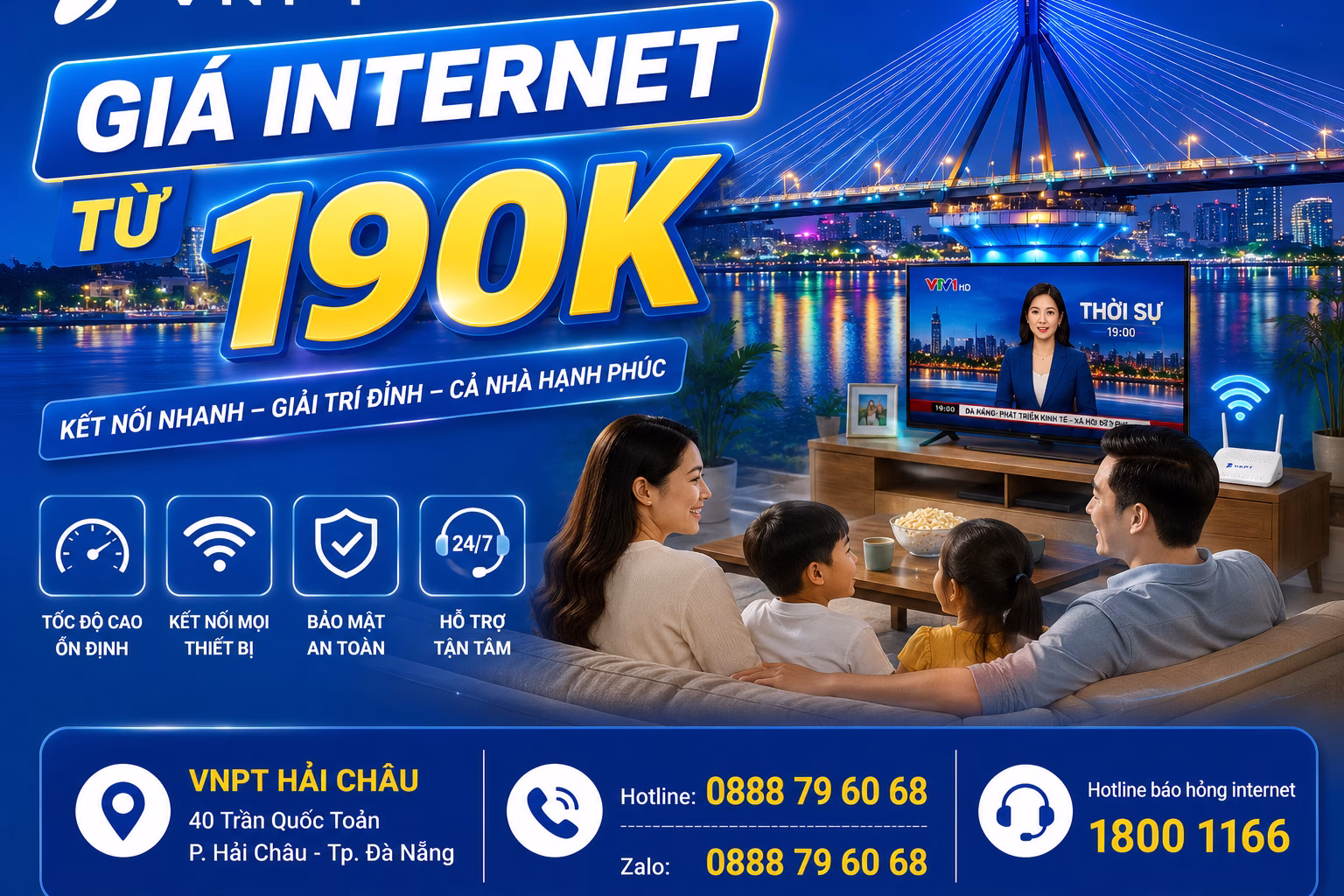 Bảng giá internet VNPT hiện nay