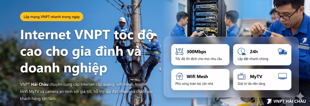Lắp mạng VNPT nhanh trong ngày