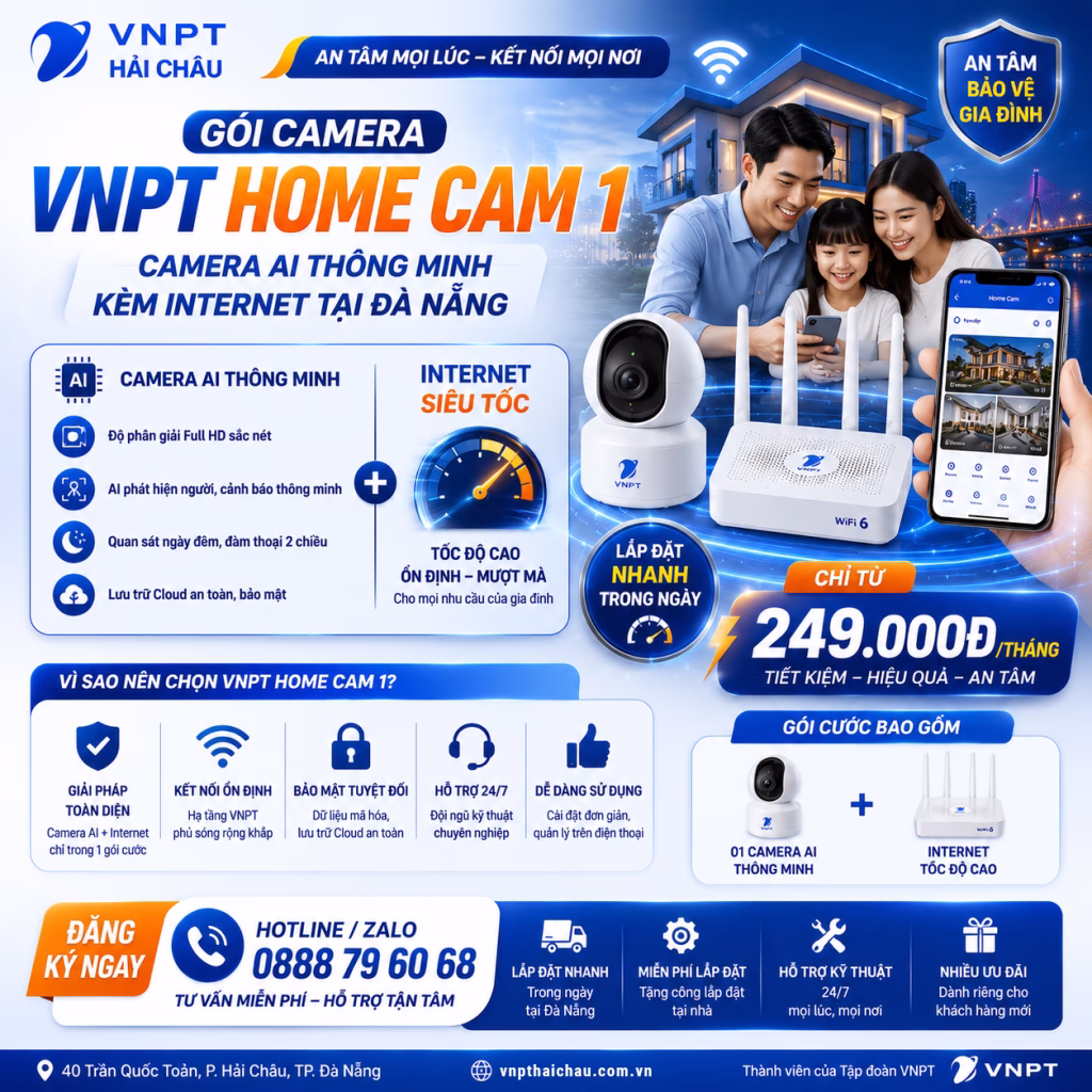 Gói camera VNPT Home Cam 1
