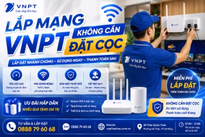 Lắp mạng VNPT không cần đặt cọc