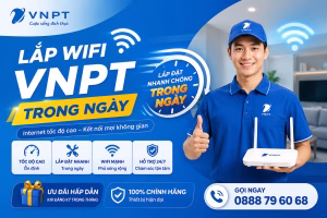 Thiết kế banner Lắp wifi VNPT trong ngày