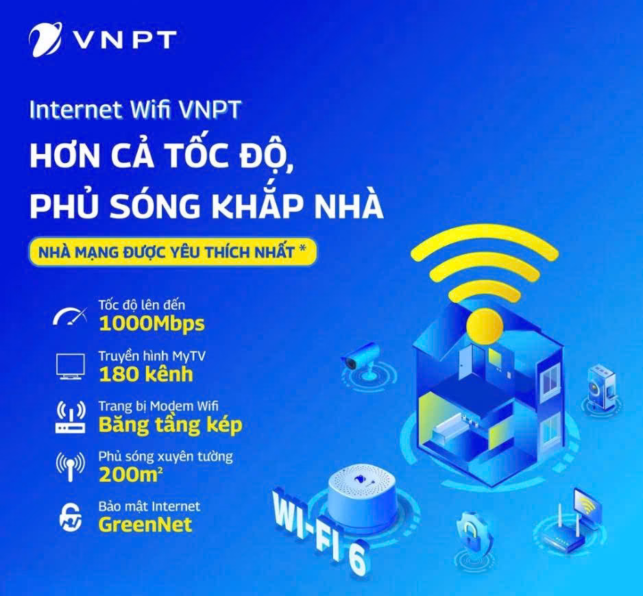 Internet VNPT tháng bao nhiêu