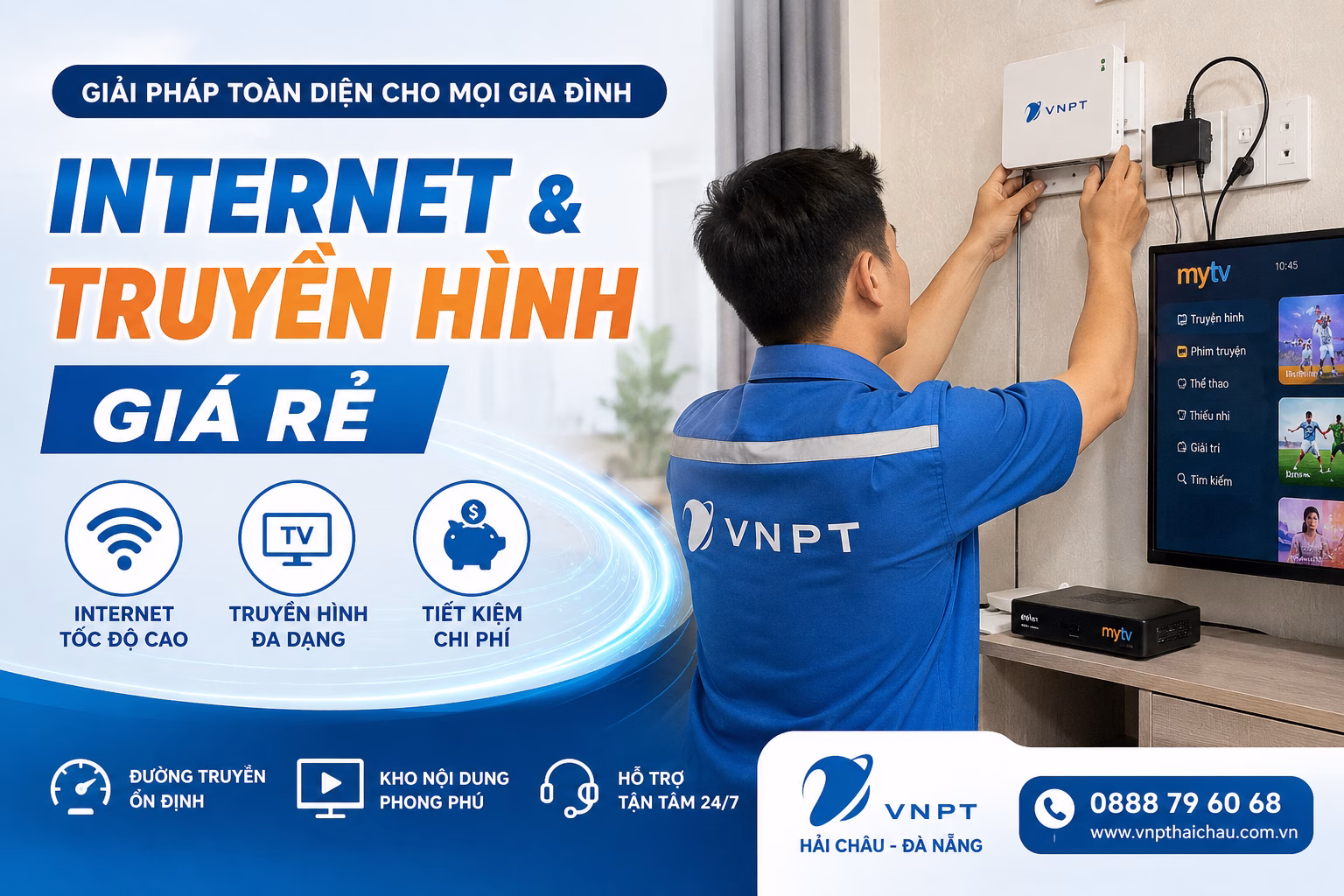 Internet và truyền hình giá rẻ